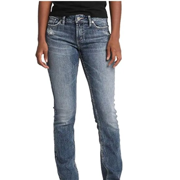 Women's Elyse Curvy Mid Rise Slim Fit Bootcut Jean